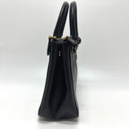 Prada Galleria Saffiano Leather Black Handbag — view 3
