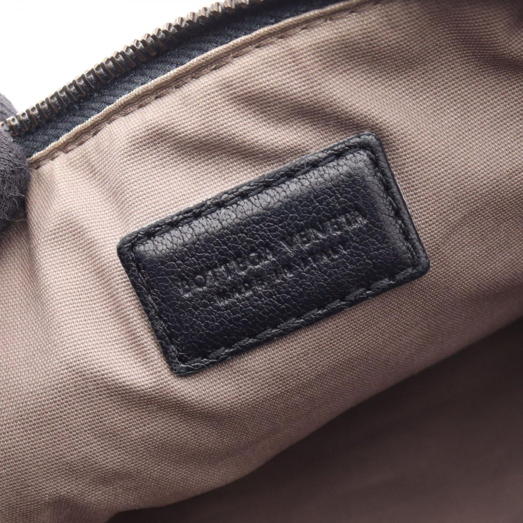Bottega Veneta Clutch Intrecciato Black Blue Leather — view 4