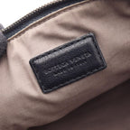 Bottega Veneta Clutch Intrecciato Black Blue Leather — view 4