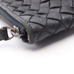 Bottega Veneta Clutch Intrecciato Black Blue Leather — view 8