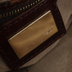 Fendi Tote Bag Zucchino Brown Canvas Leather — view 4