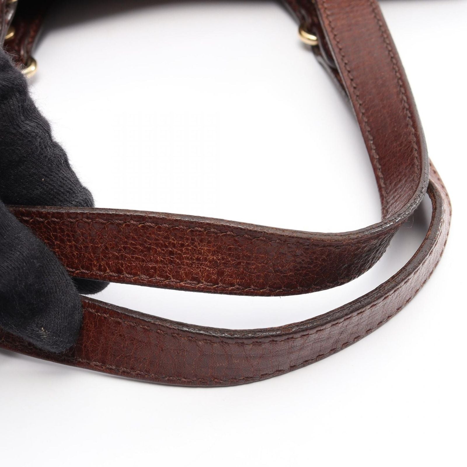 Fendi Tote Bag Zucchino Brown Canvas Leather — view 7