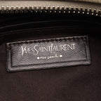 Saint Laurent Gray Patent Leather Handbag — view 4