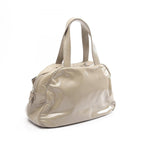 Saint Laurent Gray Patent Leather Handbag — view 2