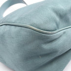 Gucci Shoulder Bag Light Blue Canvas Leather — view 6