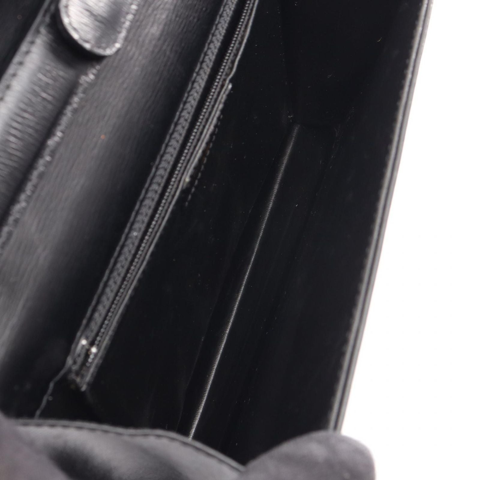 Dior Shoulder Bag Black Leather — view 3