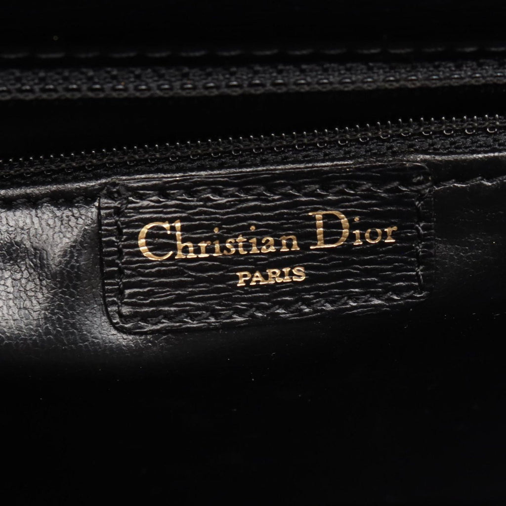 Dior Shoulder Bag Black Leather — view 4