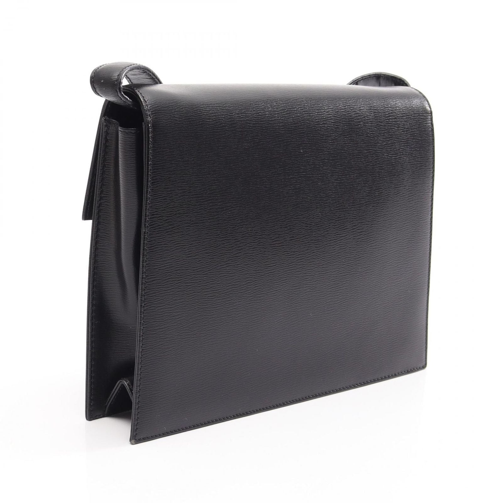 Dior Shoulder Bag Black Leather — view 2