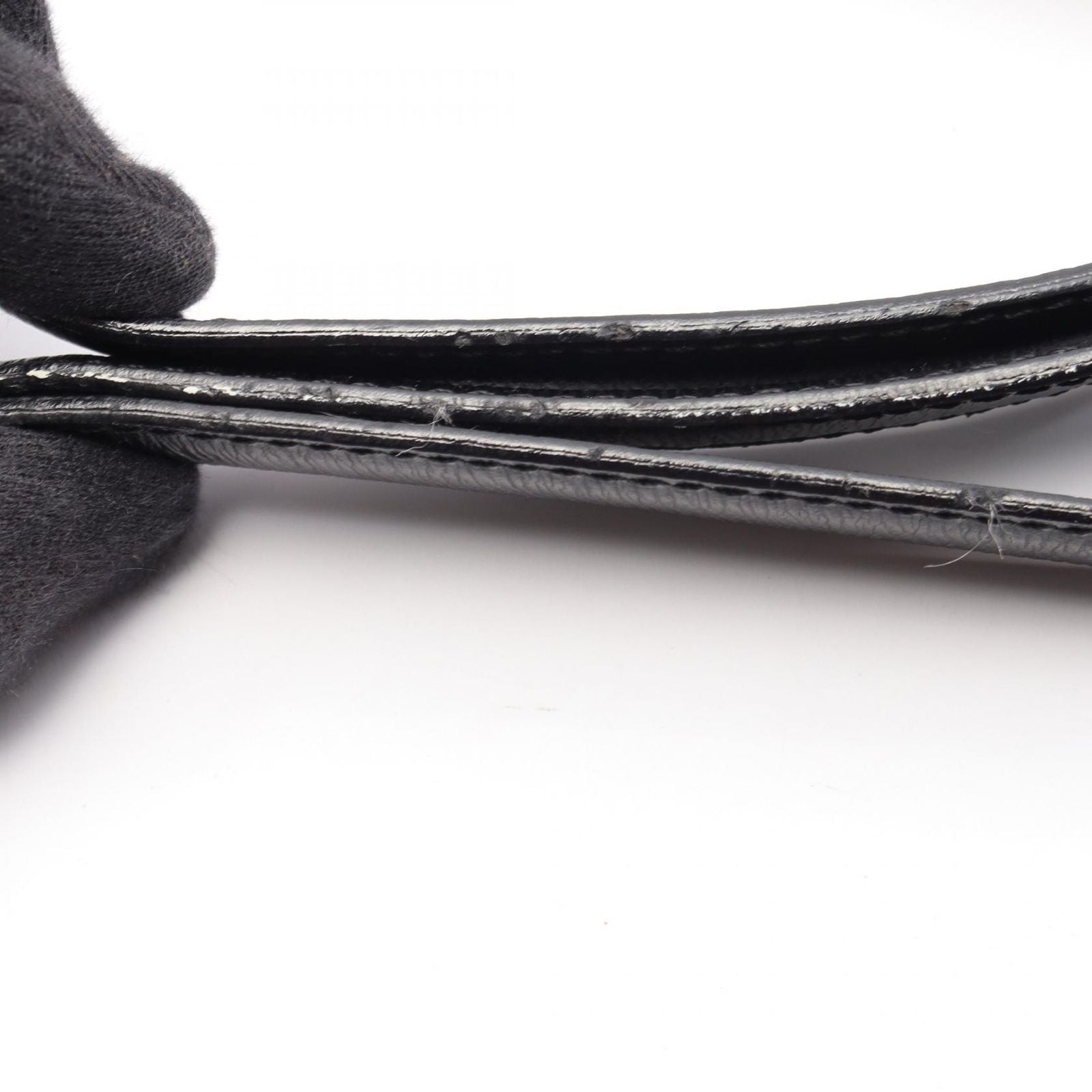 Dior Shoulder Bag Black Leather — view 8