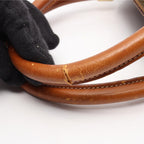 Celine Macadam Brown Canvas Leather Handbag — view 8