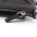 Prada Shoulder Bag to Line Guru Logo Black Nylon Leather to — view 5
