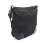 Prada Shoulder Bag to Line Guru Logo Black Nylon Leather to — view 2