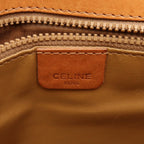 Celine Shoulder Bag Macadam Beige Brown Canvas Leather Triomphe — view 4