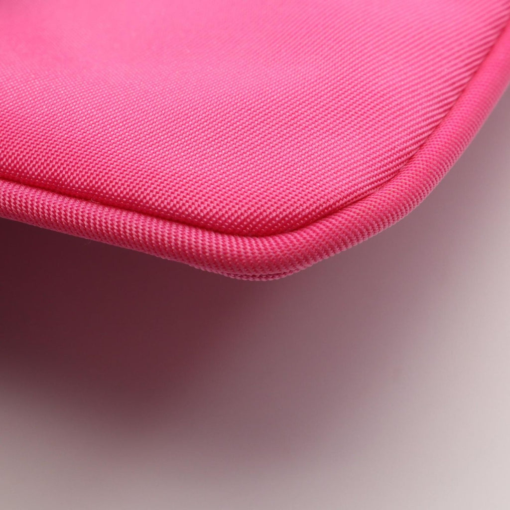 Prada Pouch Triangle Plate Pink Nylon Logo — view 6