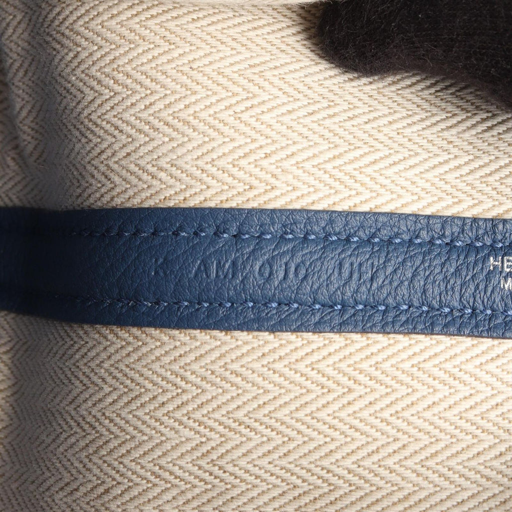 Hermes Handbag Neo Garden 23 Blue Tie — view 5