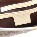 Gucci Shoulder Bag GG Supreme Beige White Canvas Leather — view 4