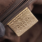 Gucci Shoulder Bag GG Canvas Beige Gold — view 4