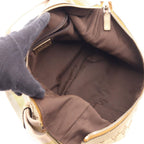 Gucci Shoulder Bag GG Canvas Beige Gold — view 3