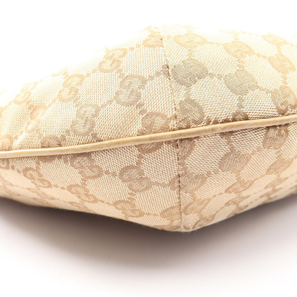 Gucci Shoulder Bag GG Canvas Beige Gold — view 6