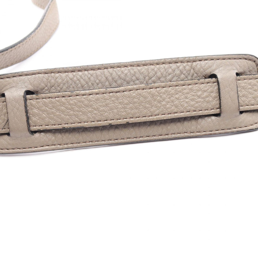 Prada Shoulder Bag Gray Leather — view 8