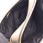 Prada Shoulder Bag Gray Leather — view 3