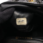Chanel Backpack Quilted Turnlock Chain Black Lambskin Double — view 5