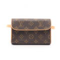 Louis Vuitton Waist Bag Pochette Florentine Monogram with Bouton Pression Canvas