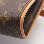 Louis Vuitton Waist Bag Pochette Florentine Monogram with Bouton Pression Canvas — view 7