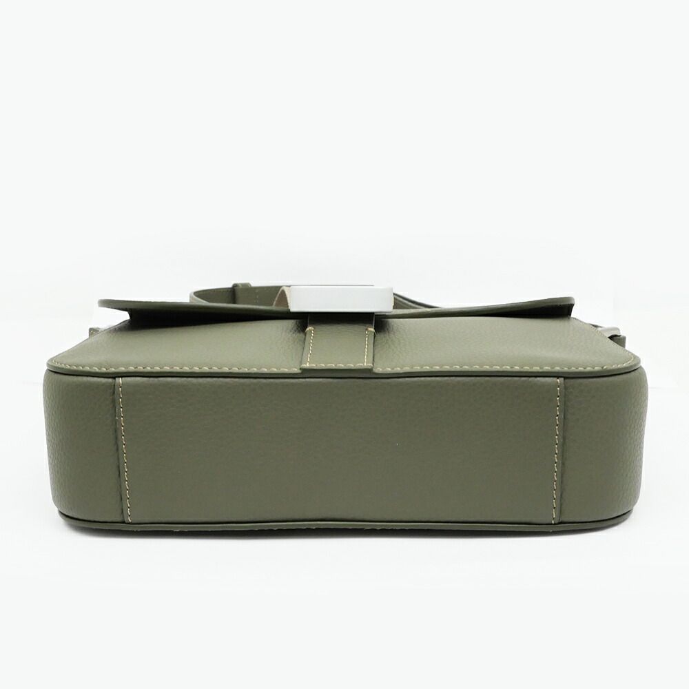Dior Saddle Messenger Bag with Flap Small Khaki Green — view 3