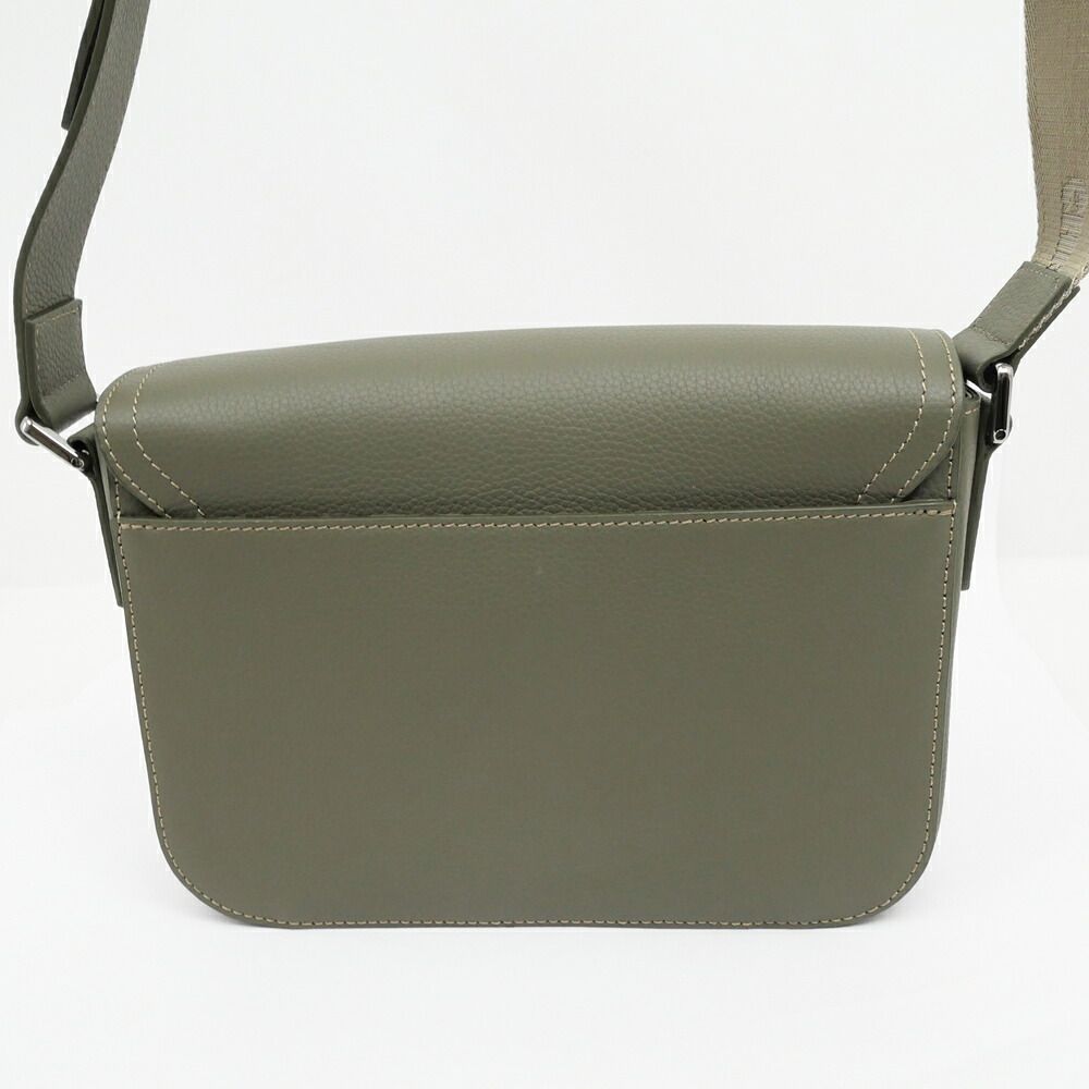 Dior Saddle Messenger Bag with Flap Small Khaki Green — view 8