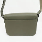 Dior Saddle Messenger Bag with Flap Small Khaki Green — view 8
