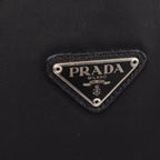 Prada Backpack Viaggio Black Nylon Saffiano Leather Triangle Logo — view 5