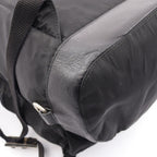 Prada Backpack Viaggio Black Nylon Saffiano Leather Triangle Logo — view 8