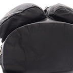 Prada Backpack Viaggio Black Nylon Saffiano Leather Triangle Logo — view 6