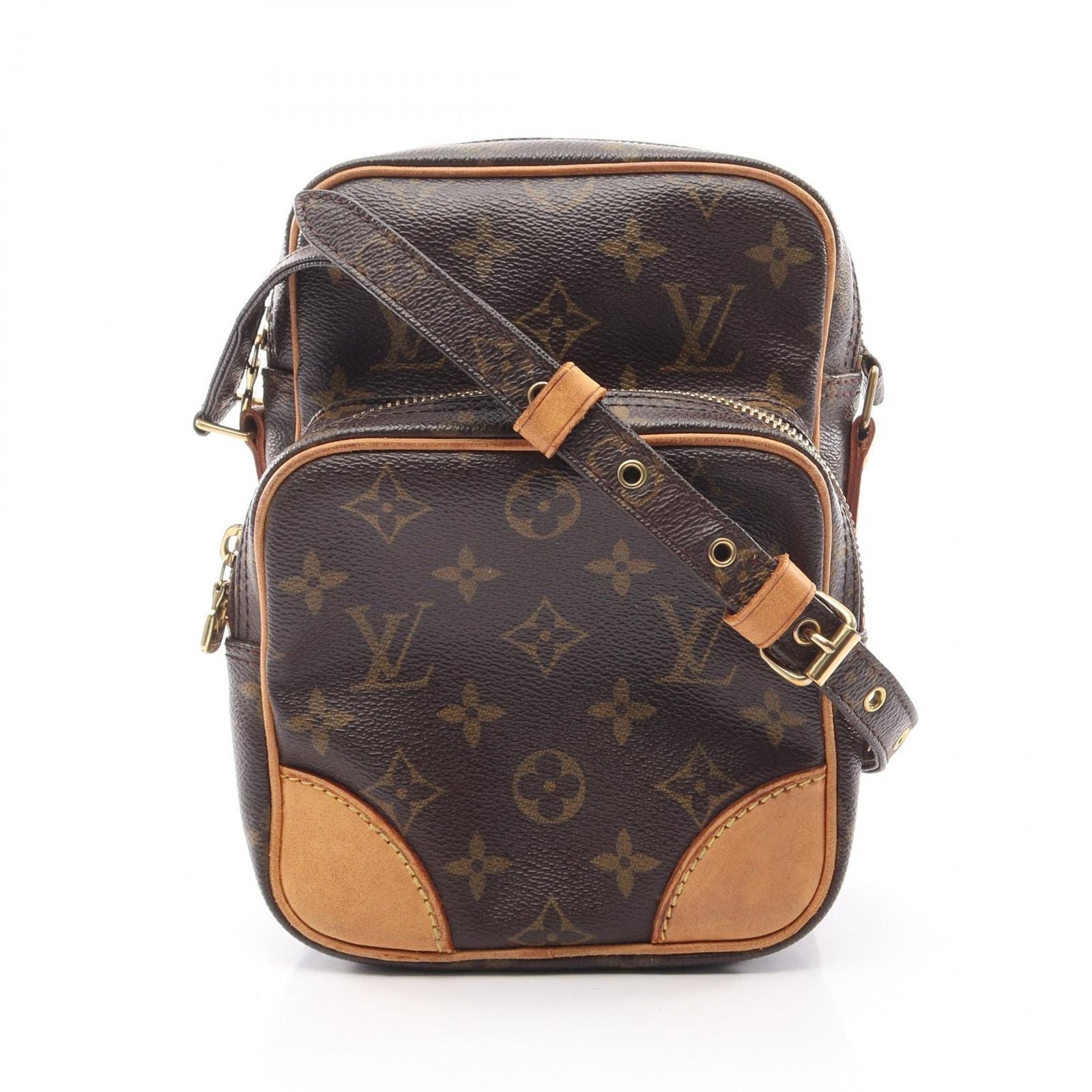 Louis Vuitton Shoulder Bag Amazon Monogram Canvas Leather