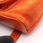 Gucci Backpack Bamboo 003 58 Orange Suede Leather — view 7
