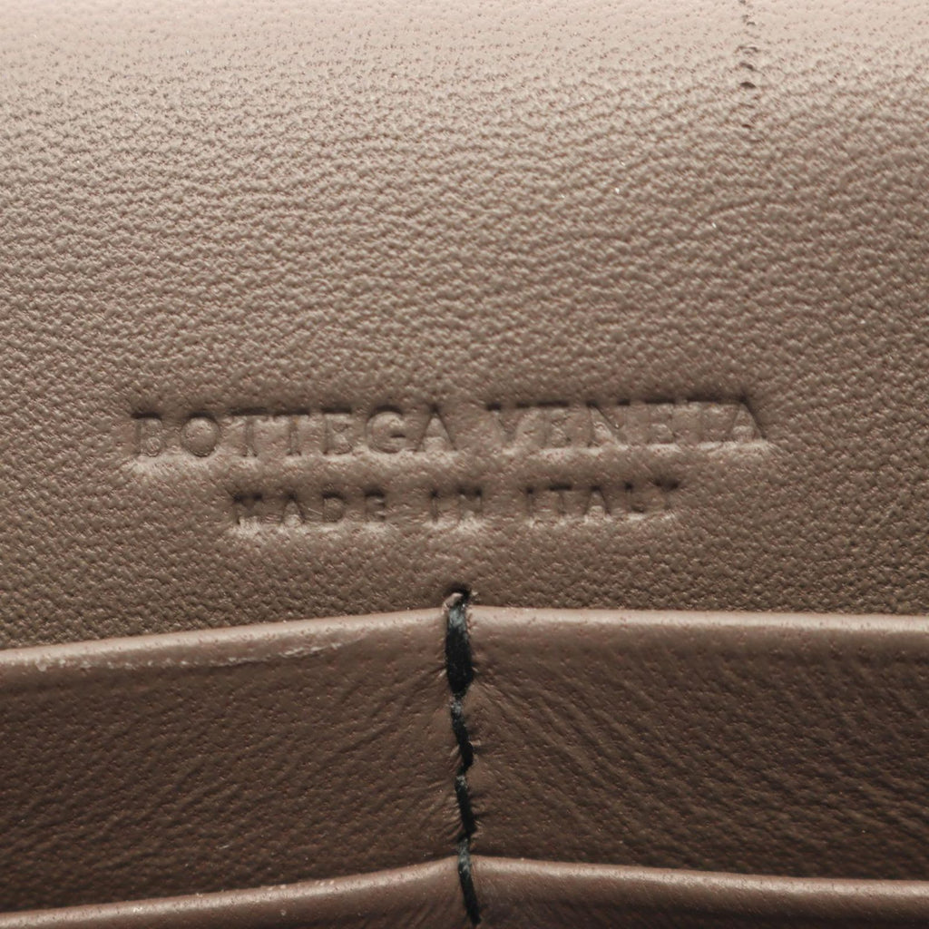 Bottega Veneta Shoulder Bag Red Pink Gray Leather Chain Wallet — view 5