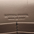 Bottega Veneta Shoulder Bag Red Pink Gray Leather Chain Wallet — view 5