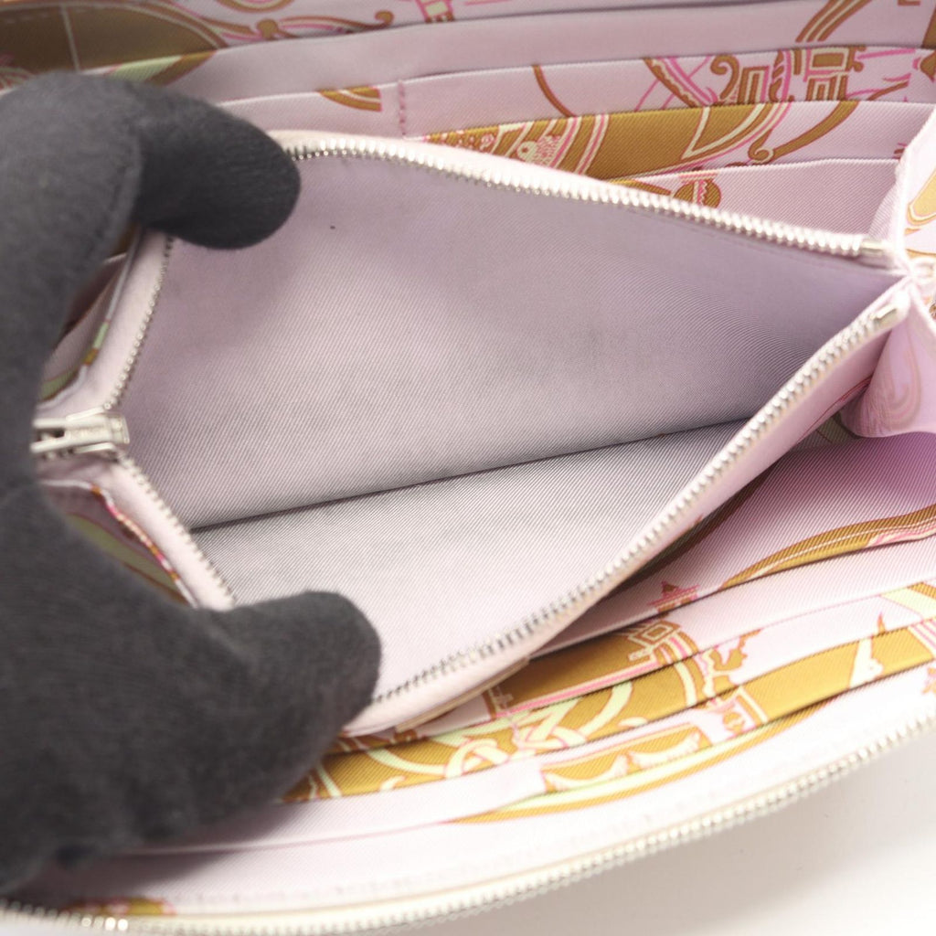 Hermes Round Length Wallet Azap Long Silk in Nata in — view 6