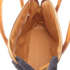Celine Macadam Brown Canvas Leather Handbag — view 3
