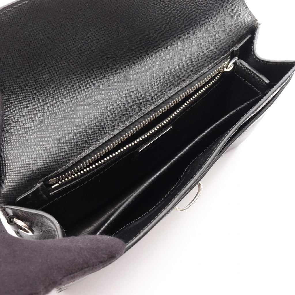 Prada Clutch Black Triangle Logo — view 3