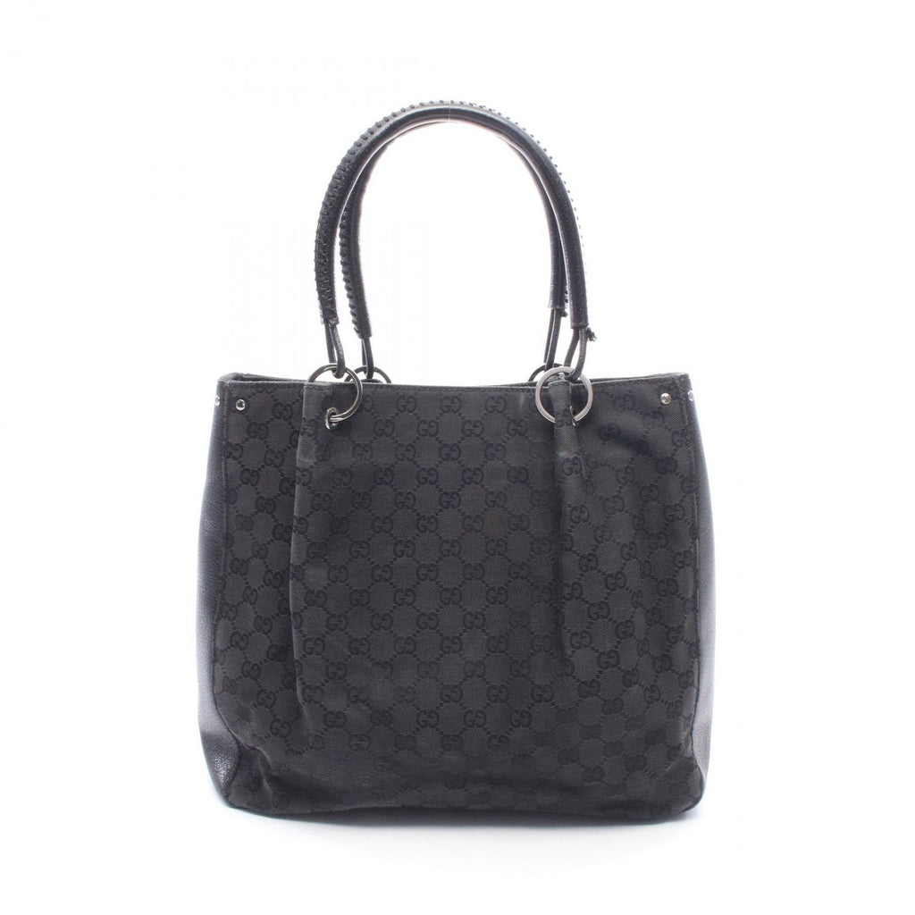 Gucci Tote Bag GG Canvas Leather Handle