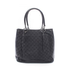 Gucci Tote Bag GG Canvas Leather Handle