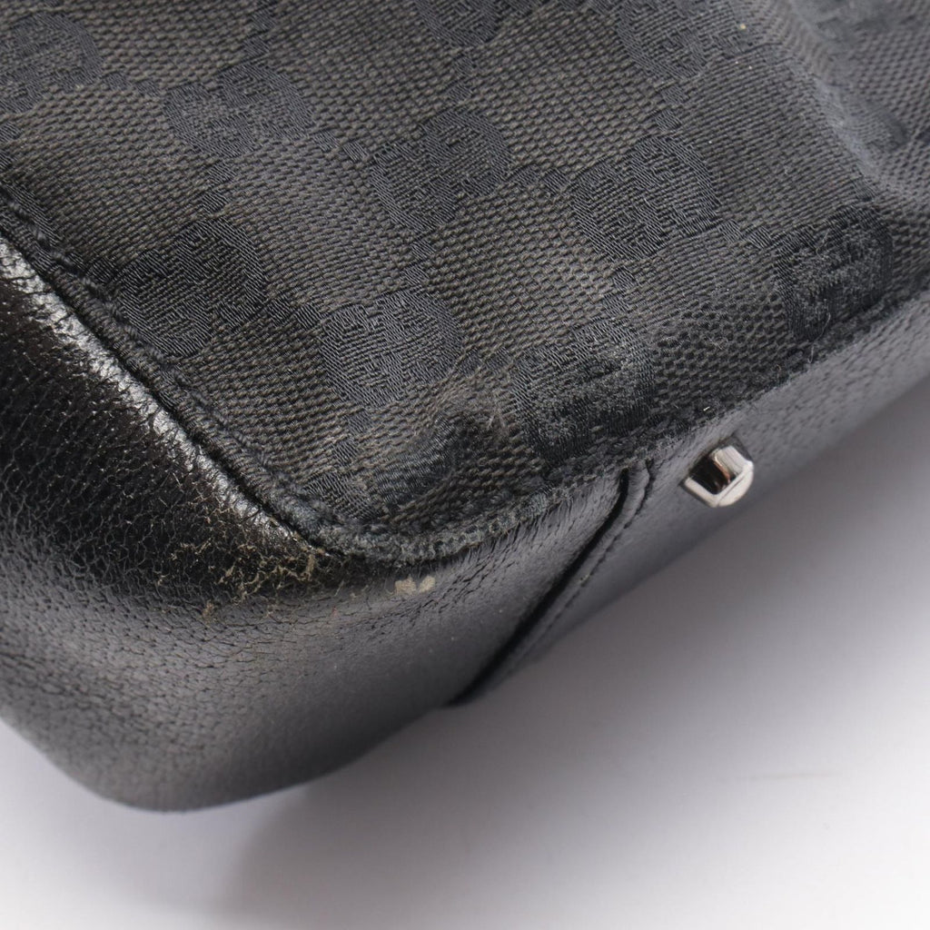 Gucci Tote Bag GG Canvas Leather Handle — view 7
