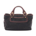 Celine Handbag C Macadam Boogie Bag Black Brown Suede Leather