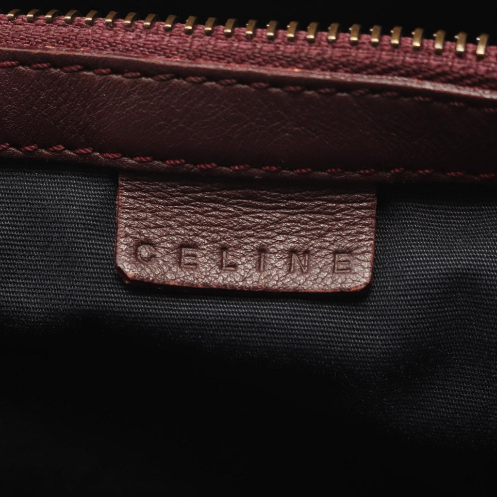 Celine Handbag C Macadam Boogie Bag Black Brown Suede Leather — view 4