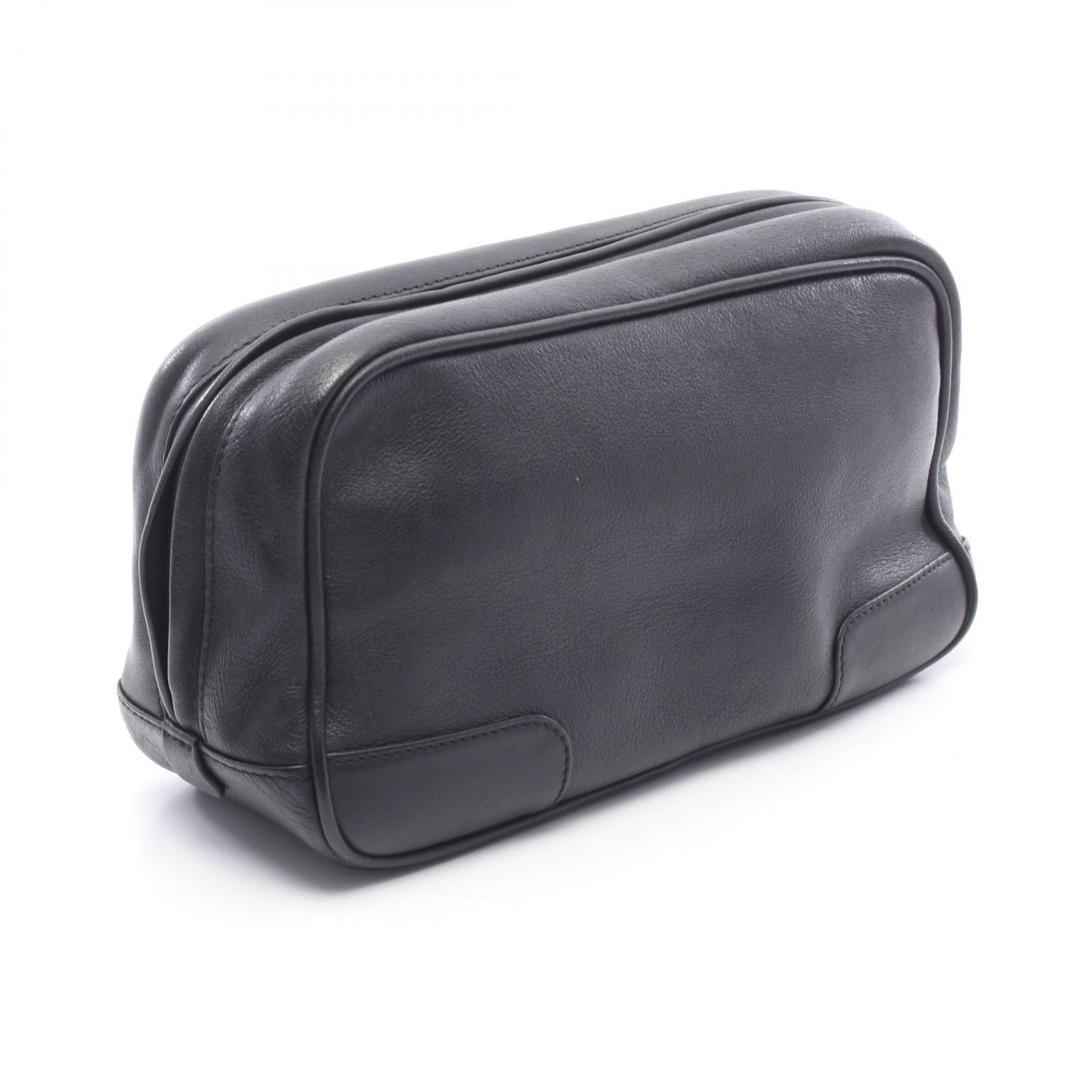 Loewe Clutch Anagram Black Leather — view 2