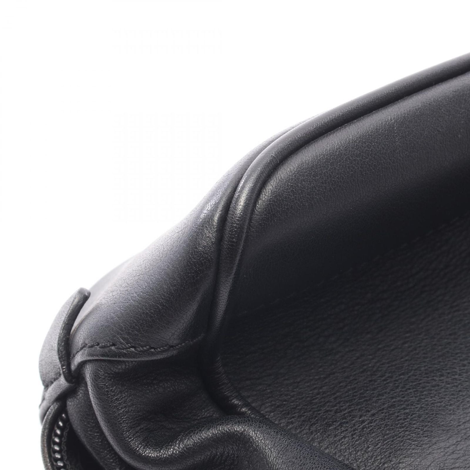 Loewe Clutch Anagram Black Leather — view 6