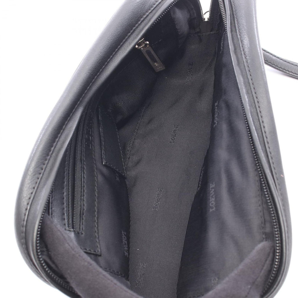 Loewe Clutch Anagram Black Leather — view 3
