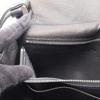 Louis Vuitton Clutch Selenga Taiga Ardoise Black Leather — view 7